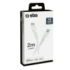 SBS KABEL USB-C DO LIGHTNING DO APPLE IPHONE 11 12 13 14 2M ZAWR. ŁADOWANIE