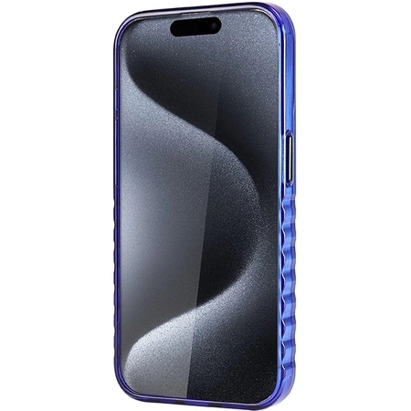 Etui Audi IML Big Logo MagSafe na iPhone 15 Pro Max - niebieskie