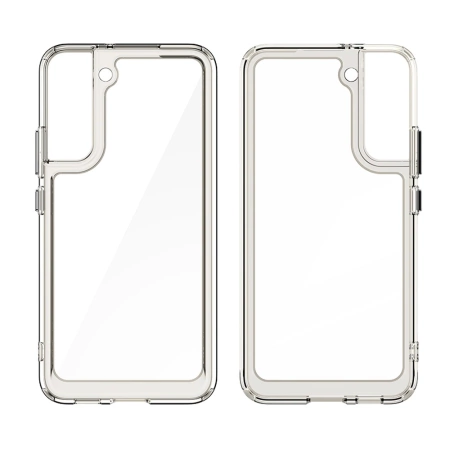 HURTEL ETUI CASE OUTER SPACE DO SAMSUNG GALAXY S22+ SZTYWNY Z ŻELOWĄ RAMKĄ