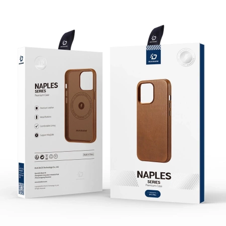 DUX DUCIS NAPLES ETUI DO IPHONE 14 PLUS MAGNETYCZNY SKÓRZANY POKROWIEC