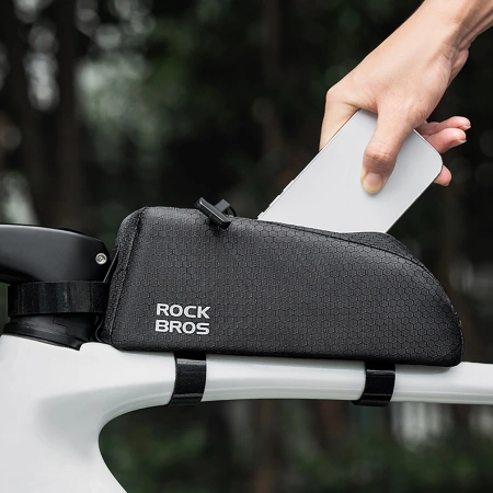 ROCKBROS TORBA ROWEROWA NA RAMĘ 0,9L DO RURY GÓRNEJ DO ROWERU KOMPAKTOWA