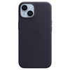 Etui Apple MPP63ZM/A iPhone 14 / 15 / 136.1 atramentowy/ink Leather Case MagSafe