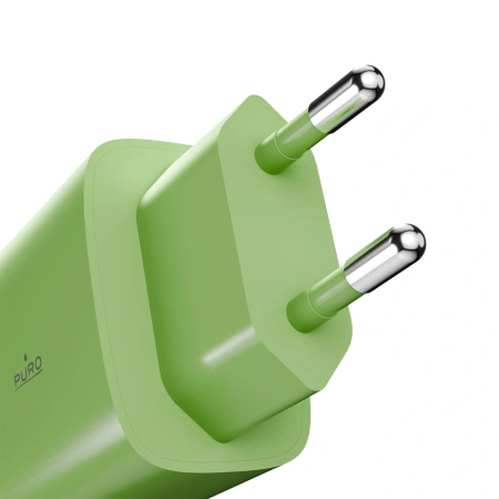 Ładowarka sieciowa Puro Pro Lite 30W USB-C  - zielona