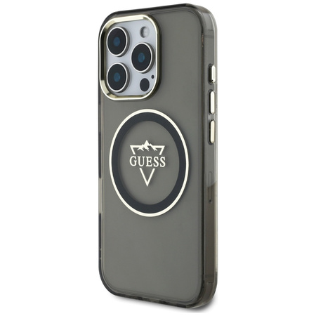 GUESS ETUI CASE DO IPHONE 16 PRO MAX DO MAGSAFE Z METAL MOUNTAIN IML LOGO