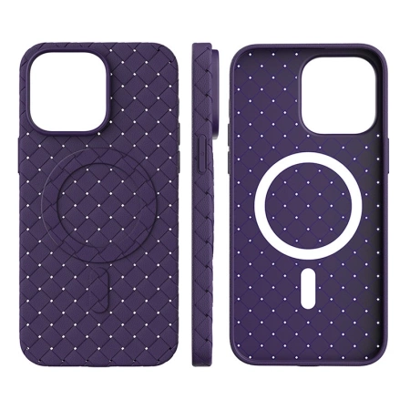 HURTEL ETUI PLECIONE DO MAGSAFE WOVEN CASE DO IPHONE 15 PRO WYSOKA OCHRONA
