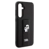 Etui Karl Lagerfeld Gripstand Saffiano Karl&Choupette Pins na Samsung Galaxy S23 FE - czarne
