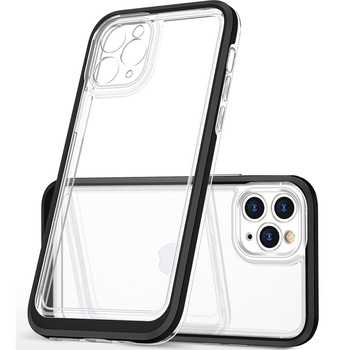 HURTEL ETUI POKROWIEC CASE ŻELOWY DO IPHONE 13 PRO MAX CLEAR 3IN1 Z RAMKĄ