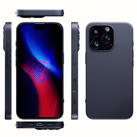 3MK MATT CASE PRO DO APPLE IPHONE 16 PRO MAX ETUI TELEFONU MATOWA