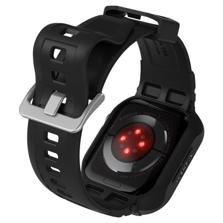 SPIGEN RUGGED ARMOR ”PRO” APPLE WATCH 4 / 5 / 6 / 7 / 8 / SE (40 / 41 MM) BLACK
