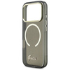Etui Guess IML Script Metal MagSafe do   iPhone 17 Pro Max czarny