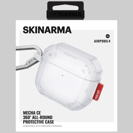SKINARMA ETUI MECHA CE DO AIRPODS 4 OCHRONNY POKROWIEC Z WYSOKIEJ