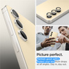 Spigen Glass tR EZ Fit Optik Pro 2 Pack, yellow - Samsung Galaxy S24+