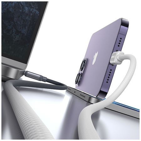 USAMS KABEL BICOLOR SERIES SJ757 USB-C LIGHTNING DO IPHONE 12 13 14 30W