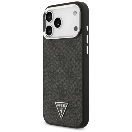GUESS ETUI 4G TRIANGLE LOGO MAGSAFE DO IPHONE 17 PRO MAX LUKSUSOWA OCHRONA