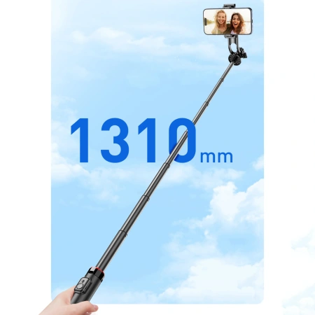 HURTEL SELFIE STICK 1.3M DO TELEFONÓW TELESKOPOWY TRIPOD ZUCHWYT NA TELEFON