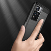 Carbon Case elastyczne etui pokrowiec Xiaomi Redmi Note 11 Pro+ 5G (China) / 11 Pro 5G (China) / Mi11i HyperCharge / Poco X4 NFC czarny
