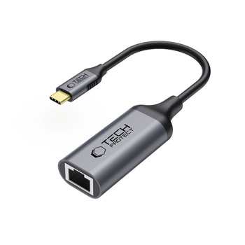 TECH-PROTECT ADAPTER TYPE-C DO ETHERNET RJ45 1000MBPS DO SZYBKIEJ