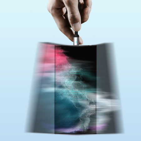 Joyroom kabel USB - USB C 3A do szybkiego ładowania i transferu danych A10 Series 1,2 m czarny (S-UC027A10)