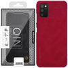 Nillkin Qin skórzana kabura etui Samsung Galaxy A03s czerwony