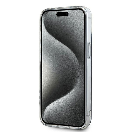 DKNY POKROWIEC HARDCASE IML CHECKERED MONO PATTERN DO IPHONE 15 14 13 6.1