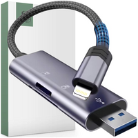 TECH-PROTECT ULTRABOOST CARD READER DO SD MICRO SD DO LIGHTNING USB