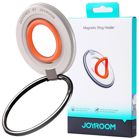 Magnetyczny uchwyt na telefon Joyroom JR-ZS383 MagSafe - pomarańczowy