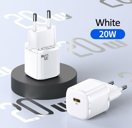 USAMS MINI ŁADOWARKA 1XUSB-C PD3.0 DO IPHONE 12 13 14 20W SZYBKIE ŁADOWANIE