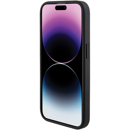 GUESS POKROWIEC DO IPHONE 15 PRO 6.1 HARDCASE GRIP STAND Z DODATKIEM STRASS