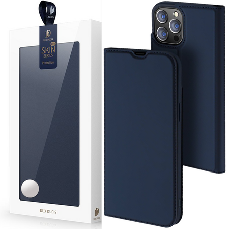 Dux Ducis Skin Pro kabura etui pokrowiec z klapką iPhone 14 Pro Max niebieski