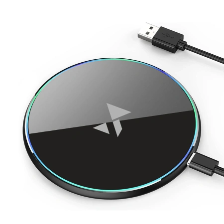 Ładowarka indukcyjna Wozinsky WLI-01Y 15W Qi z kablem USB-C - czarny