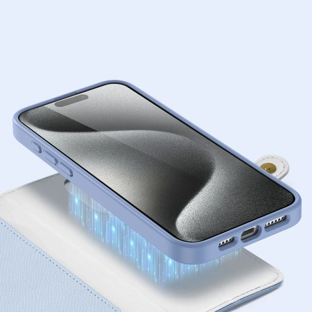 DUX DUCIS ETUI DO IPHONE 15 PRO Z PEWNOŚCIĄ MAGNETYCZNEGO ZAMKNIĘCIA