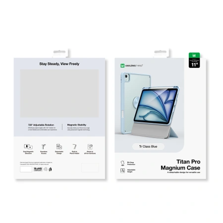 Etui AMAZINGTHING Titan Pro Mag Case na iPad Air M3 11" - niebieskie