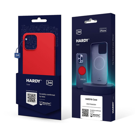 Apple iPhone 14 Plus - 3mk Hardy Silicone MagCase Red