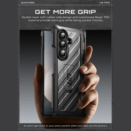Etui Supcase Unicorn Beetle Pro na Samsung Galaxy Z Fold 7 - czarne