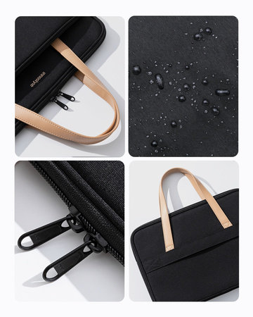 INNOSTYLE DAMSKA TORBA NA LAPTOPA 14 WODOODPORNA OMNIPROTECT PRO CZARNA