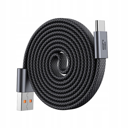MCDODO KABEL USB-A USB-C SZYBKIE ŁADOWANIE ZWIJANY MAGNETYCZNY 6A 100W 1M