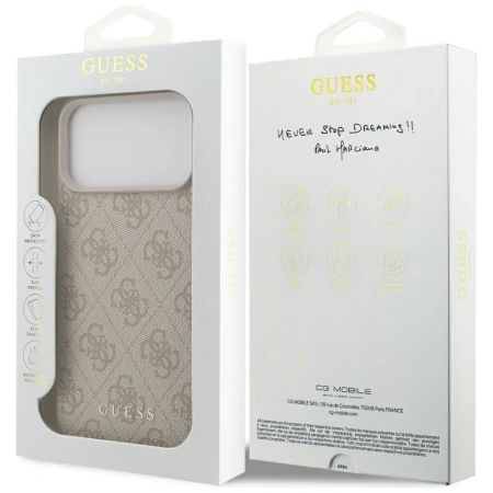 GUESS ETUI 4G CLASSIC DO IPHONE 17 PRO MAX Z WYSOKIEJ JAKOŚCI