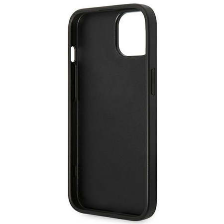 Etui Guess GUHCP14SG4GFGR na iPhone 14 - szare 4G Metal Gold Logo