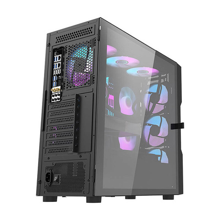DARKFLASH OBUDA KOMPUTEROWA DK431 MESH Z 4 WENTYLATORAMI ARGB DO PC