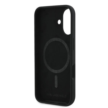 KARL LAGERFELD ETUI HARDCASE DO IPHONE 16 PLUS 6.7 DO MAGSAFE SILICONE