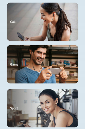 MCDODO SŁUCHAWKI DOUSZNE PRZEWODOWE DO TELEFONU Z MIKROFONEM MINI JACK