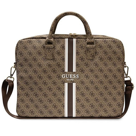 Torba Guess GUCB15P4RPSW 16" brązowy /brown 4G Printed Stripes