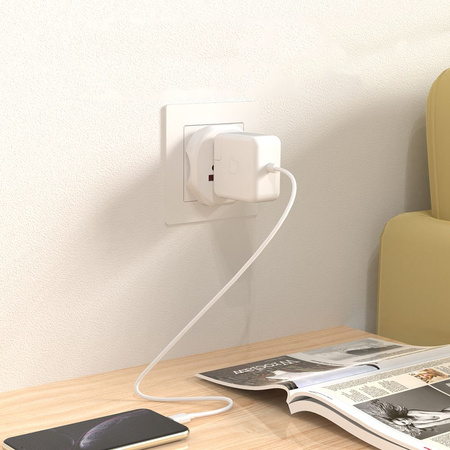 TECH-PROTECT ADAPTER PRZEJŚCIÓWKA DO EU USA UK 2 PORTY USB ŁADOWARKA SZYBKA