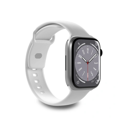 PURO PASEK SILIKONOWY DO APPLE WATCH 38 40 41 MM ICON BIAŁY ZESTAW 2