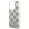 Karl Lagerfeld KLHCP14XLMNMS iPhone 14 Pro Max 6,7" hardcase srebrny/silver Liquid Glitter Monogram