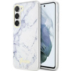 Etui Guess GUHCS23SPCUMAH S23 S911 - białe Marble