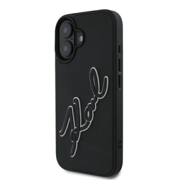 KARL LAGERFELD KLHCP16S3DRKSDLK POKROWIEC HARDCASE DO IPHONE 16 6.1 RUBBER