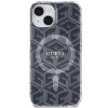 Etui Guess IML GCube MagSafe na iPhone 15 / 14 / 13 - czarne