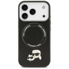 Etui Karl Lagerfeld Karl & Choupette     Pins MagSafe do iPhone 17 Pro czarny