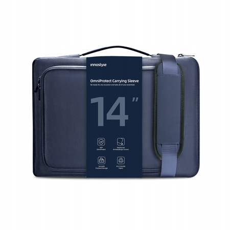 INNOSTYLE TORBA NA LAPTOPA 13 14 WODOODPORNA ETUI CASE OMNIPROTECT PASEK